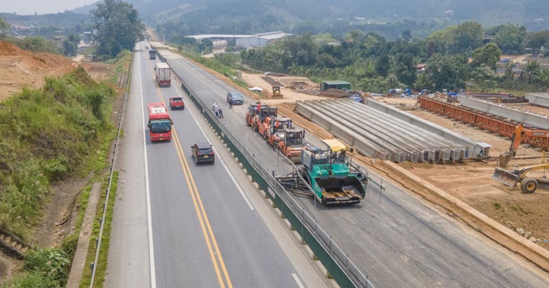 Tăng cường an toàn tại công trường mở rộng cao tốc Nội Bài - Lào Cai