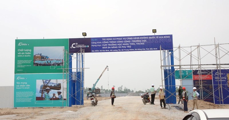 Đẩy nhanh tái định cư phục vụ dự án sân bay Gia Bình