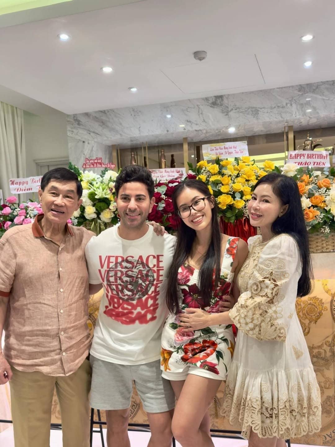 Tiên Nguyễn - con gái tỉ phú Johnnathan Hạnh Nguyễn đón sinh nhật bên gia đình. Ảnh NVCC