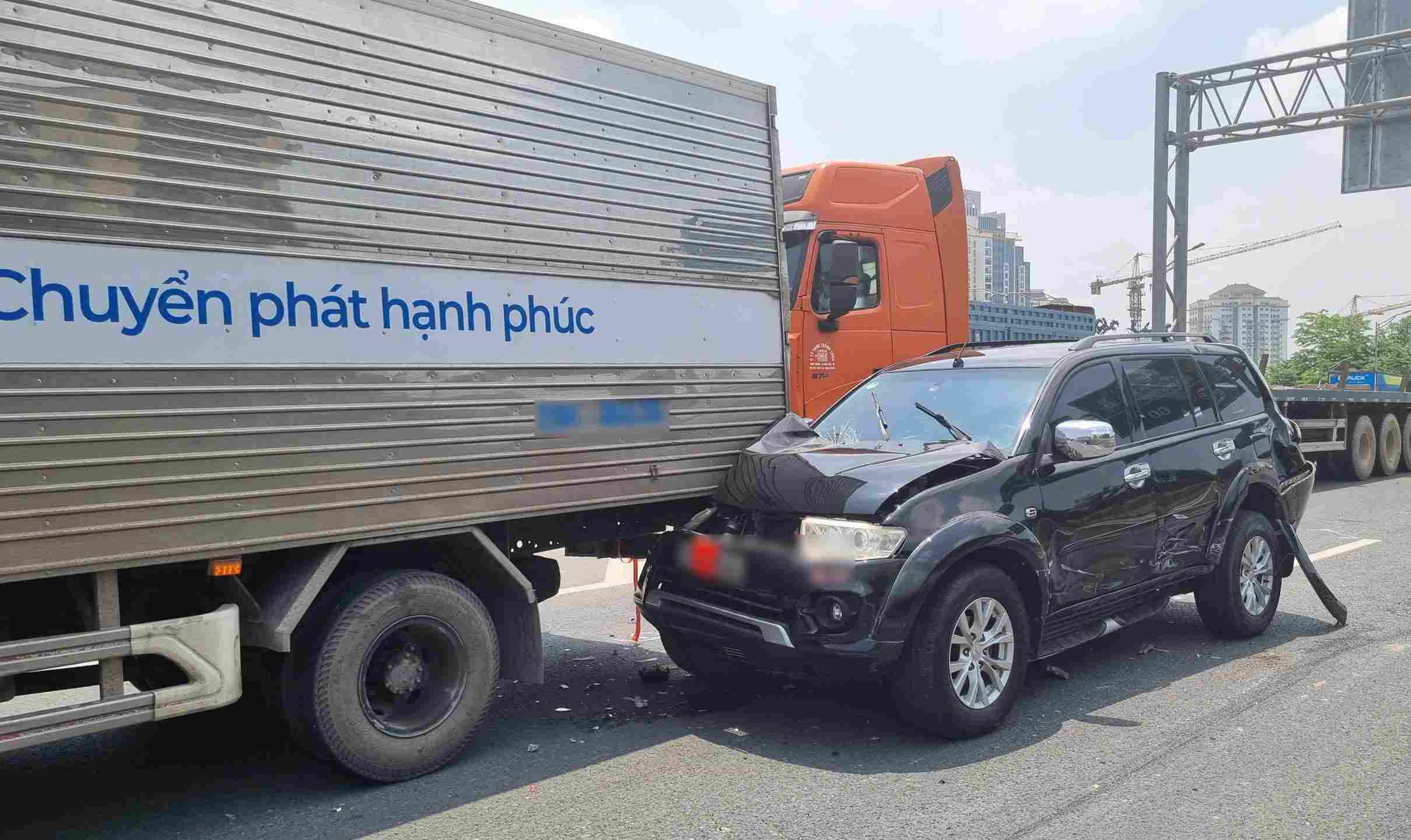 Hiện trường vụ tai nạn. Ảnh: Tô Thế