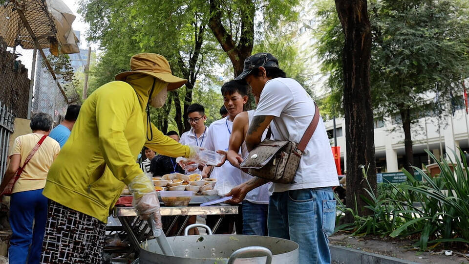 Nearly 1,000 free meals per day from a small kitchen in the heart of the city