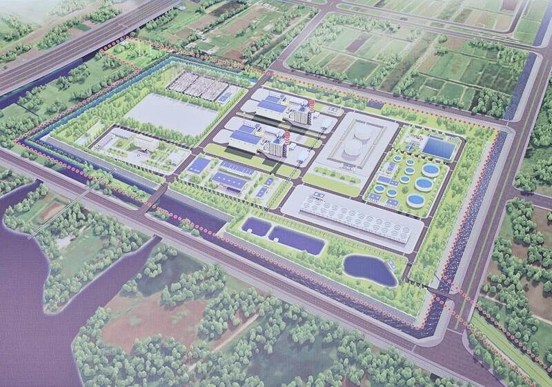 Perspectiva del proyecto de la central térmica de GNL de Thái Bình. Foto: Ministerio de Industria y Comercio