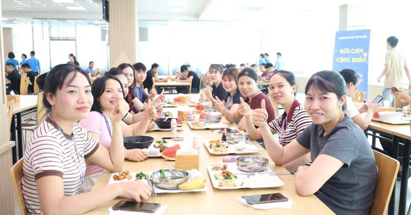 Bữa ăn công đoàn 63.000 đồng tri ân người lao động