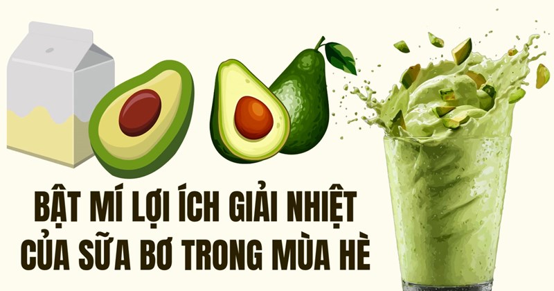 Sinh tố bơ: Giải nhiệt mùa hè hiệu quả