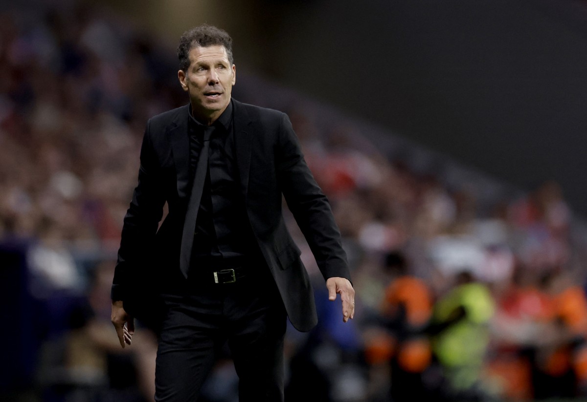 Atletico Madrid coach Diego Simeone. Photo: AFP