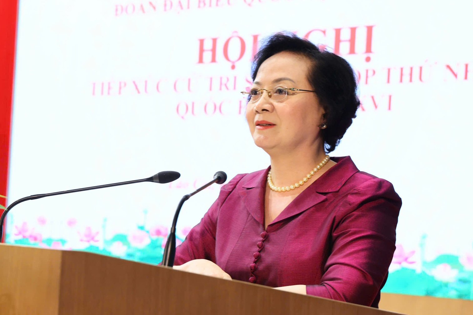 Secretary of the Party Central Committee, Deputy Prime Minister Pham Thi Thanh Tra proposed 3 options for non-specialized commune-level officials when terminating their activities. Photo: VGP