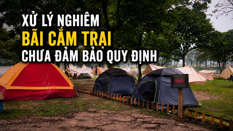 Experts and lawyers believe that functional agencies need to strictly and thoroughly handle illegal camping sites in Yen So Park. Photo: PV Group