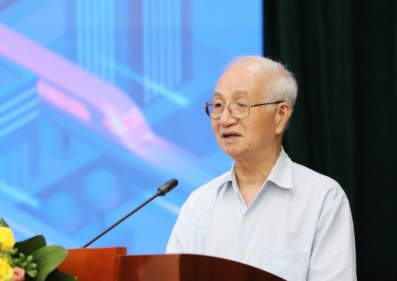 TS.KTS Đào Ngọc Nghiêm - nguyên Giám đốc Sở Quy hoạch - Kiến trúc Hà Nội. Ảnh: Tô Thế