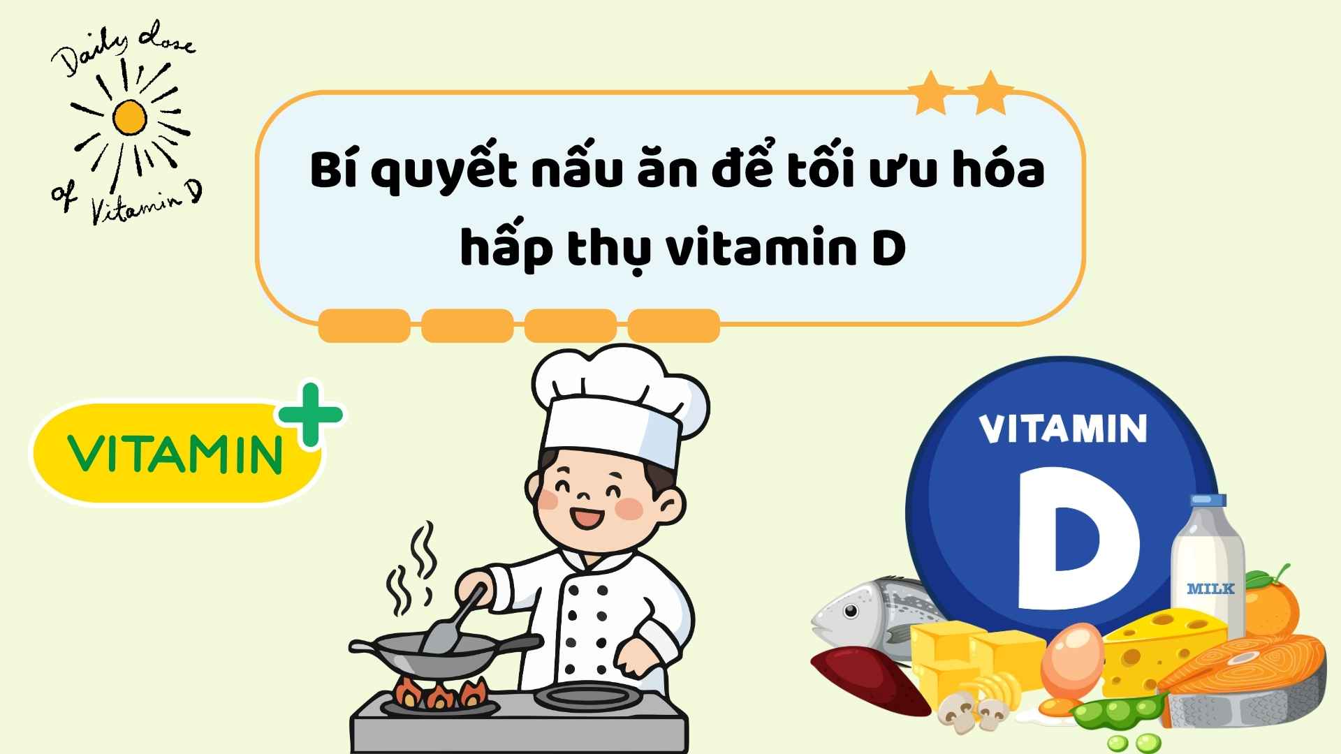Cooking tips to optimize vitamin D absorption