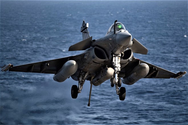 Máy bay chiến đấu Rafale. Ảnh: Hải quân Pháp