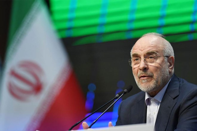 Le président du Parlement iranien, Mohammad Bagher Ghalibaf. Photo: Xinhua