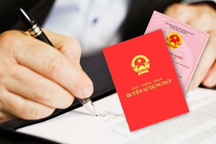 Regulations on transferring ownership of land with red books purchased with handwritten papers