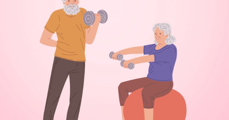 Mẹo tập gym an toàn cho người cao tuổi