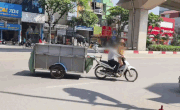 Hà Nội: CSGT mạnh tay xử lý xe tự chế chở hàng cồng kềnh
