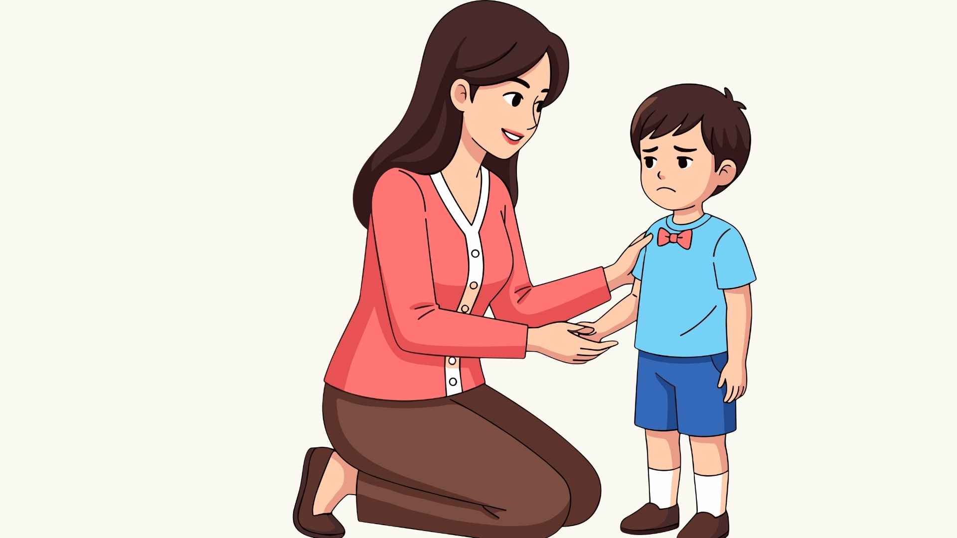 Teaching children these 10 things will teach them how to handle when they encounter strangers knocking on the door or dangerous situations. Graphic photo: Hoang Loc.