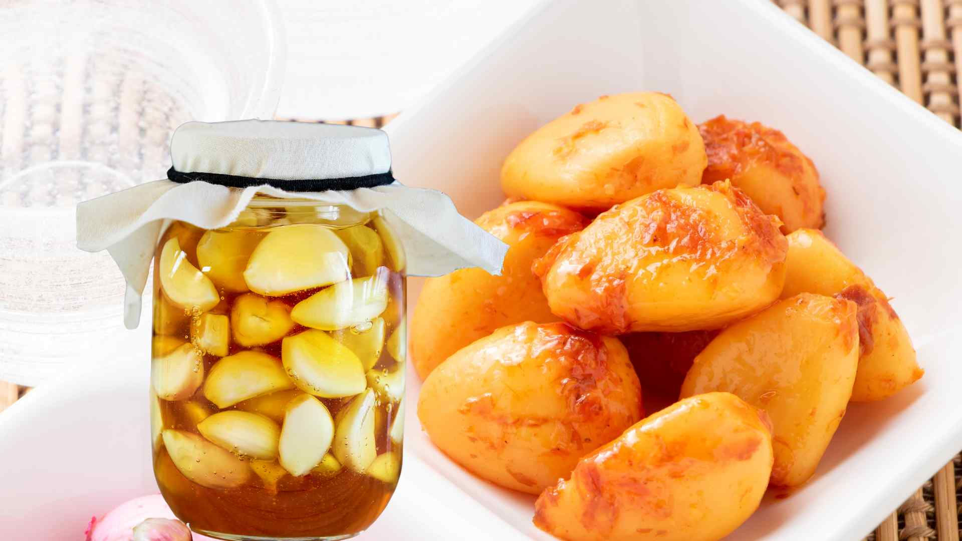Garlic helps improve blood circulation and supports the kidneys in the process of eliminating uric acid. Graphic photo: Huong Son