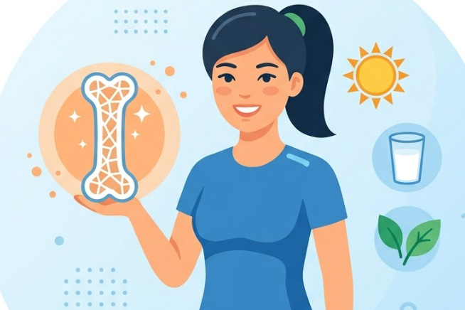 Osteoporosis in women can start silently after age 30. Graphics: Thien Nhan
