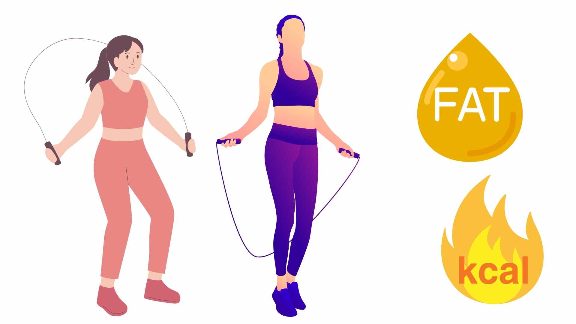 Jumping rope properly helps burn visceral fat effectively. Graphics: Ha May