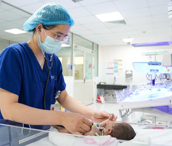Newborn baby with extremely rare blood type discovered during treatment. Photo: BVCC