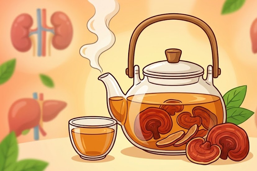 How to drink lingzhi mushroom tea for good health