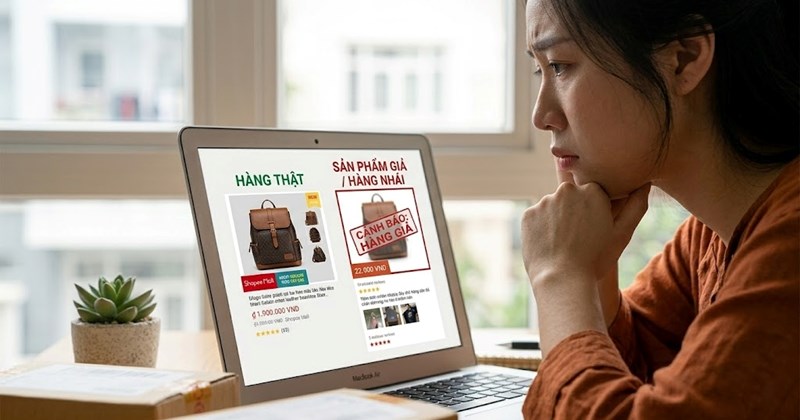 Hàng giả "núp bóng" gian hàng giá rẻ trên sàn thương mại điện tử