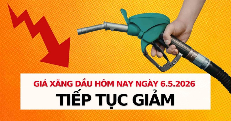 Giá xăng dầu ngày 6/5: Giảm hai ngày liên tiếp