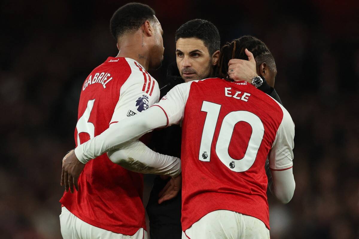 Arsenal đã đoàn kết và dũng cảm để đi tới chung kết. Ảnh: AFP