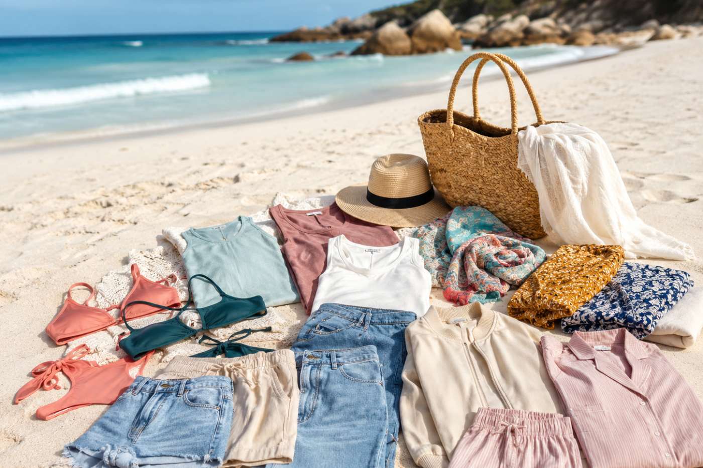 A reasonable beachwear list will help you be more proactive in all situations. Photo: Nhu Ha