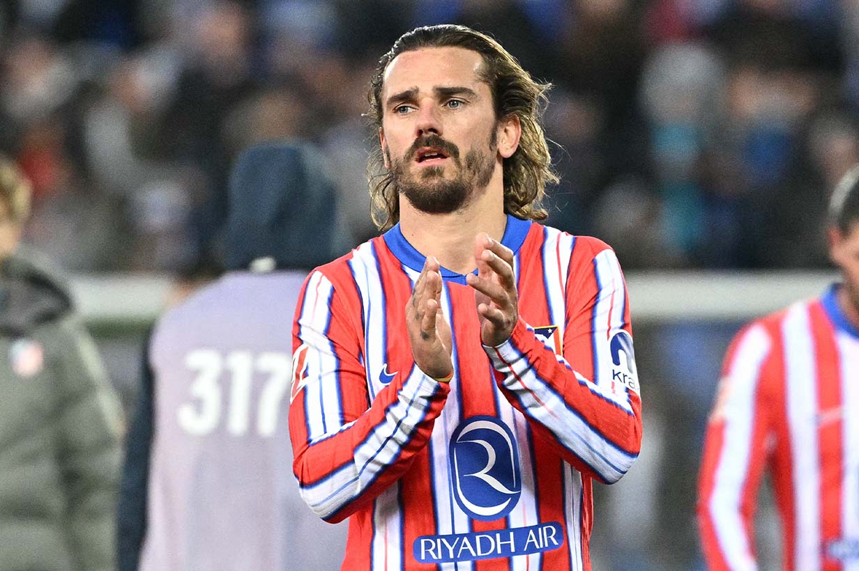 Antoine Griezmann sẽ khép lại hành trình với Atletico Madrid vào cuối mùa. Ảnh: AFP