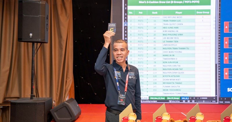 Trần Quyết Chiến quyết tâm vô địch Giải Carom châu Á 2026 tại TP.HCM