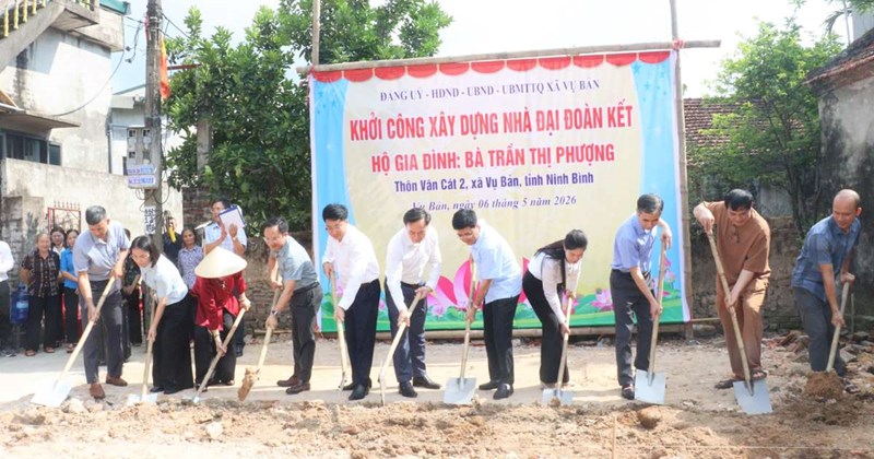 Ninh Bình: Xã huy động 1,4 tỷ đồng xây 16 nhà tình thương