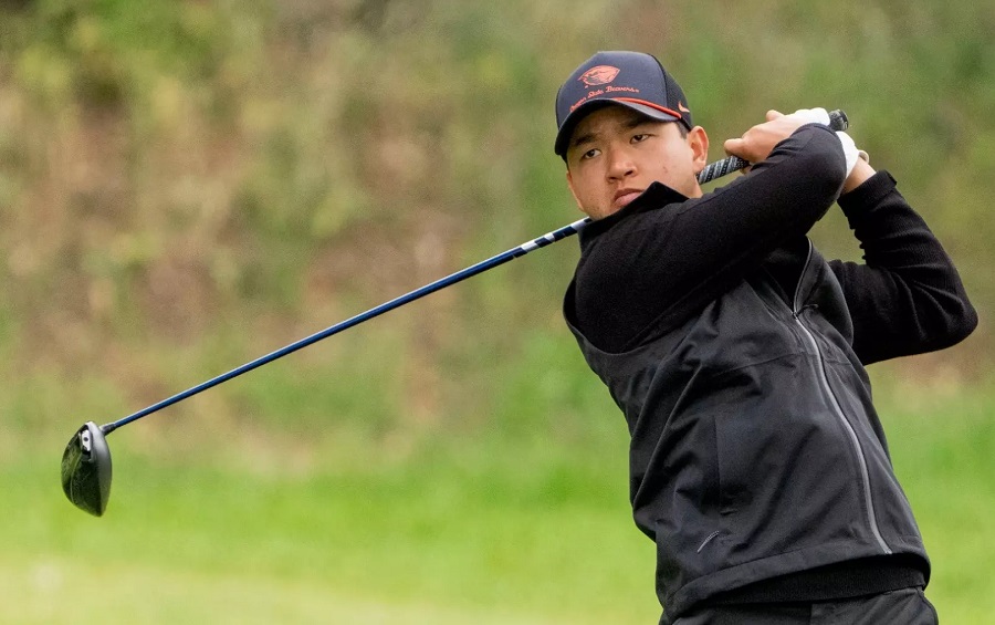Golfer Nguyen Anh Minh is currently representing the Oregon State University team. Photo: Oregon State University