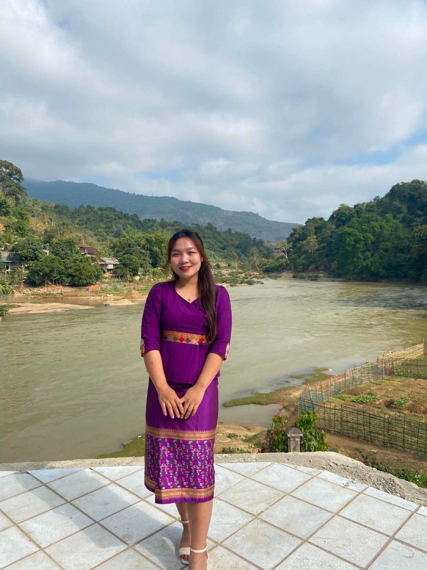 Lo Thi Nga (born 2003) is the youngest delegate to attend the 11th National Congress of the Vietnam Fatherland Front, term 2026-2031. Photo: Quang Dat