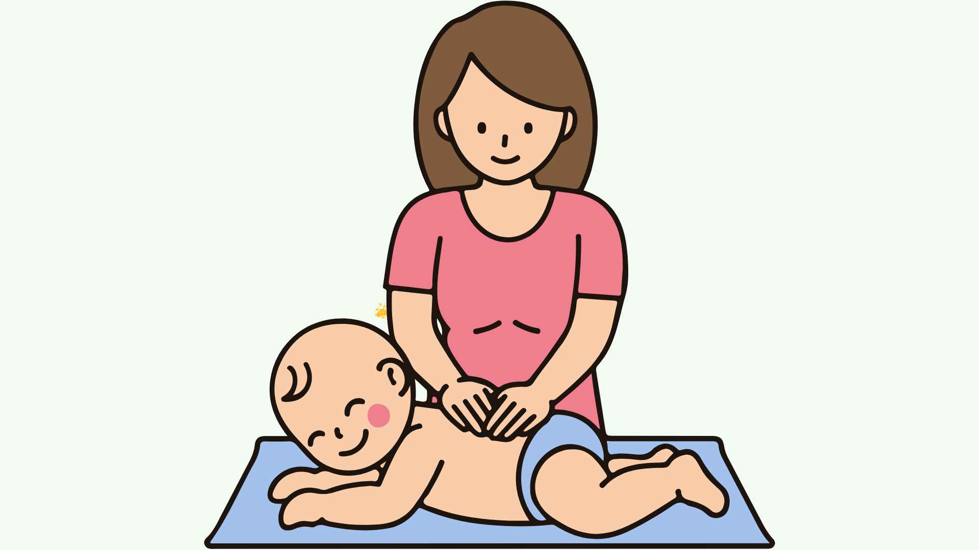 3 points on the body where children become smarter and taller with massage that parents should do every day. Graphic photo: Hoang Loc