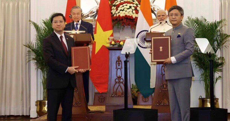 Việt Nam - Ấn Độ ký thỏa thuận, hợp tác đổi mới thanh toán số