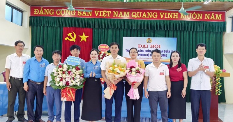 Thành lập Công đoàn cơ sở Ban Quản lý Rừng phòng hộ Thanh Chương