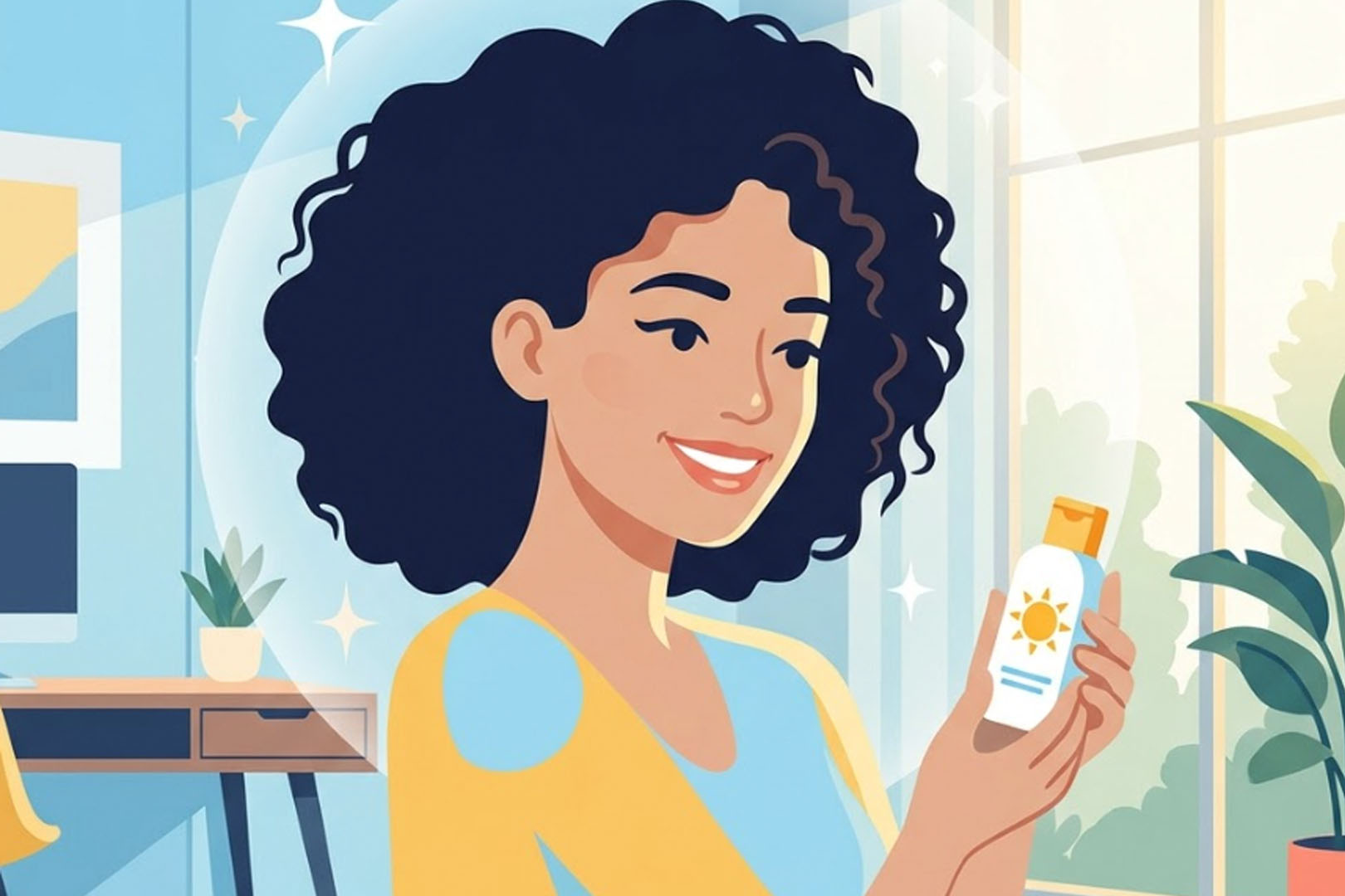 Is sunscreen really necessary when working indoors. Graphics: Thien Nhan