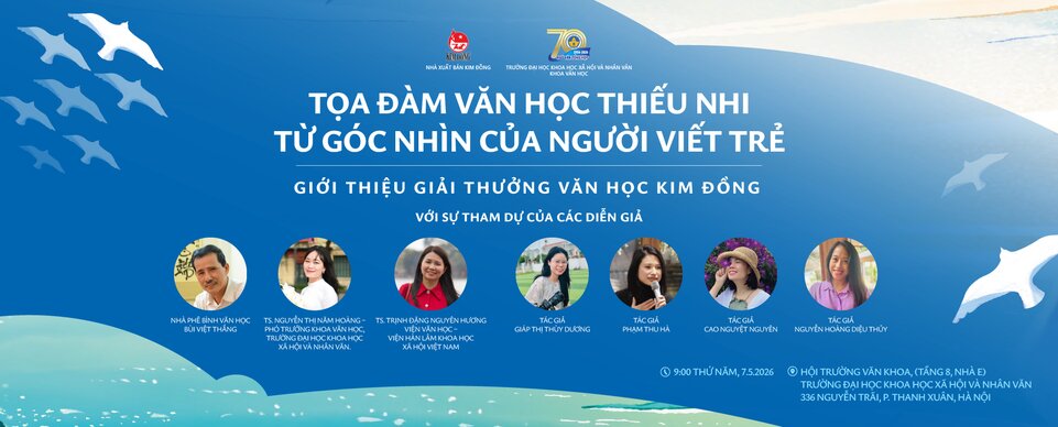 The seminar "Children's Literature from the perspective of young writers" opens up a space for dialogue about writing for young readers. Photo: Organizing Committee