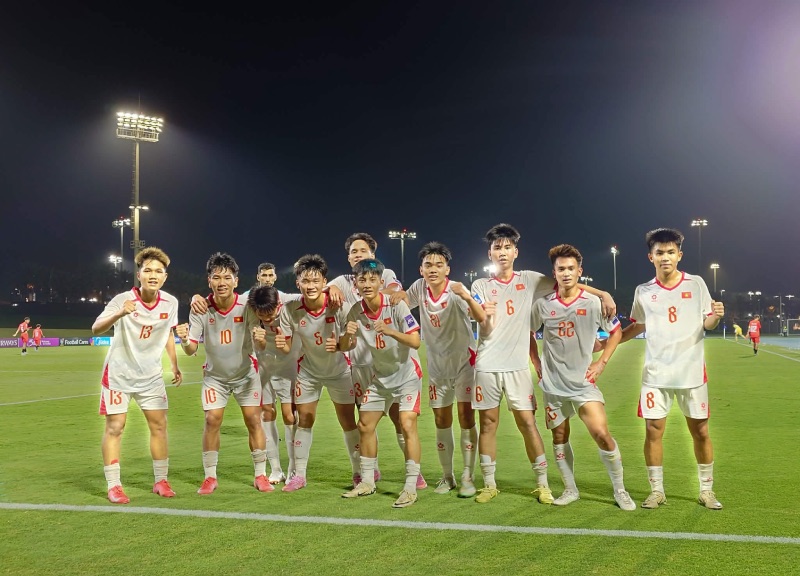 U17 Vietnam defeats U17 Yemen at the 2026 AFC U17 Championship. Photo: VFF