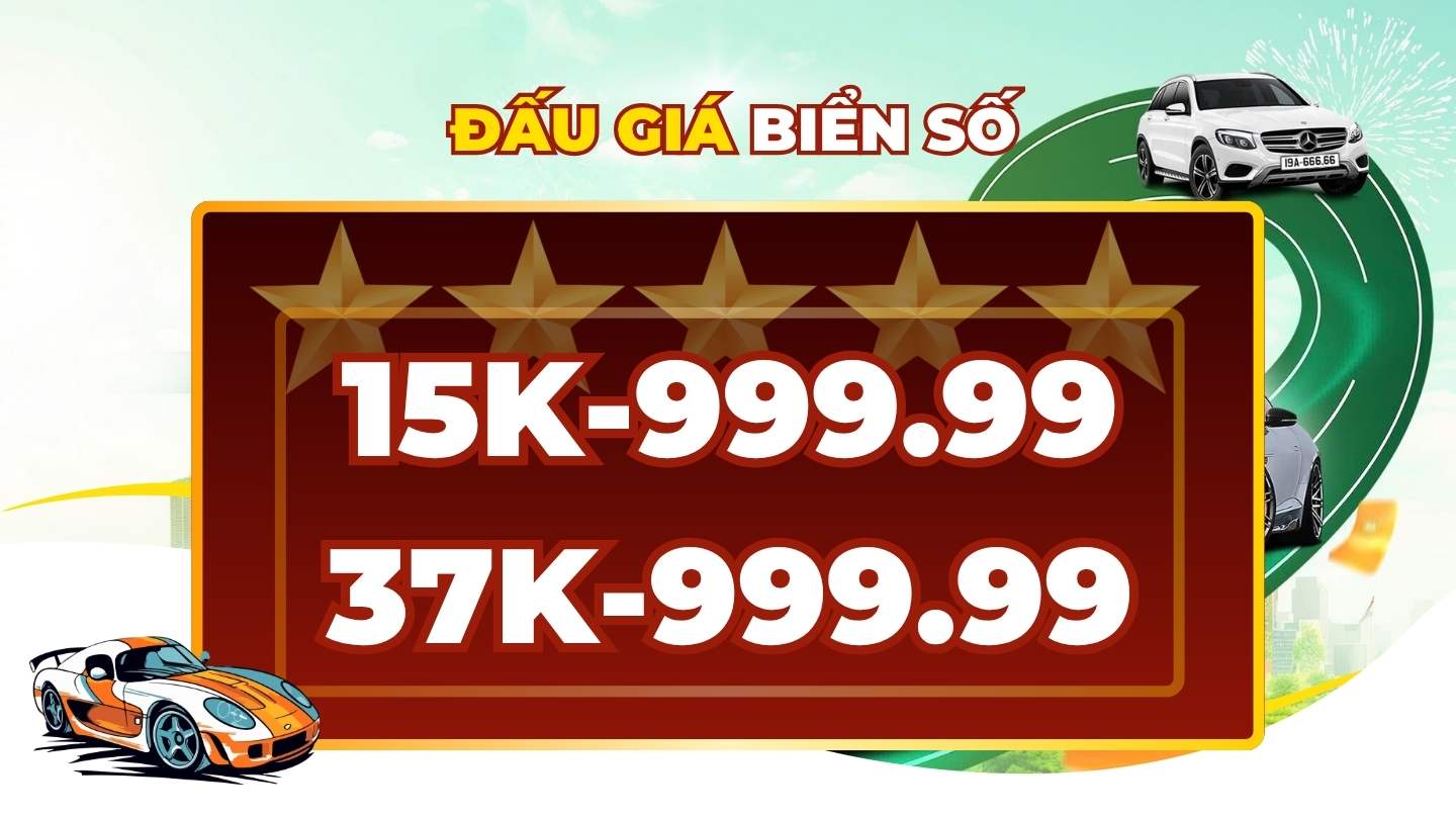 A pair of super beautiful car license plates will be present in the license plate auction on May 7