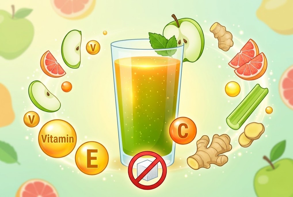 Revealing low-sugar, vitamin-rich juice