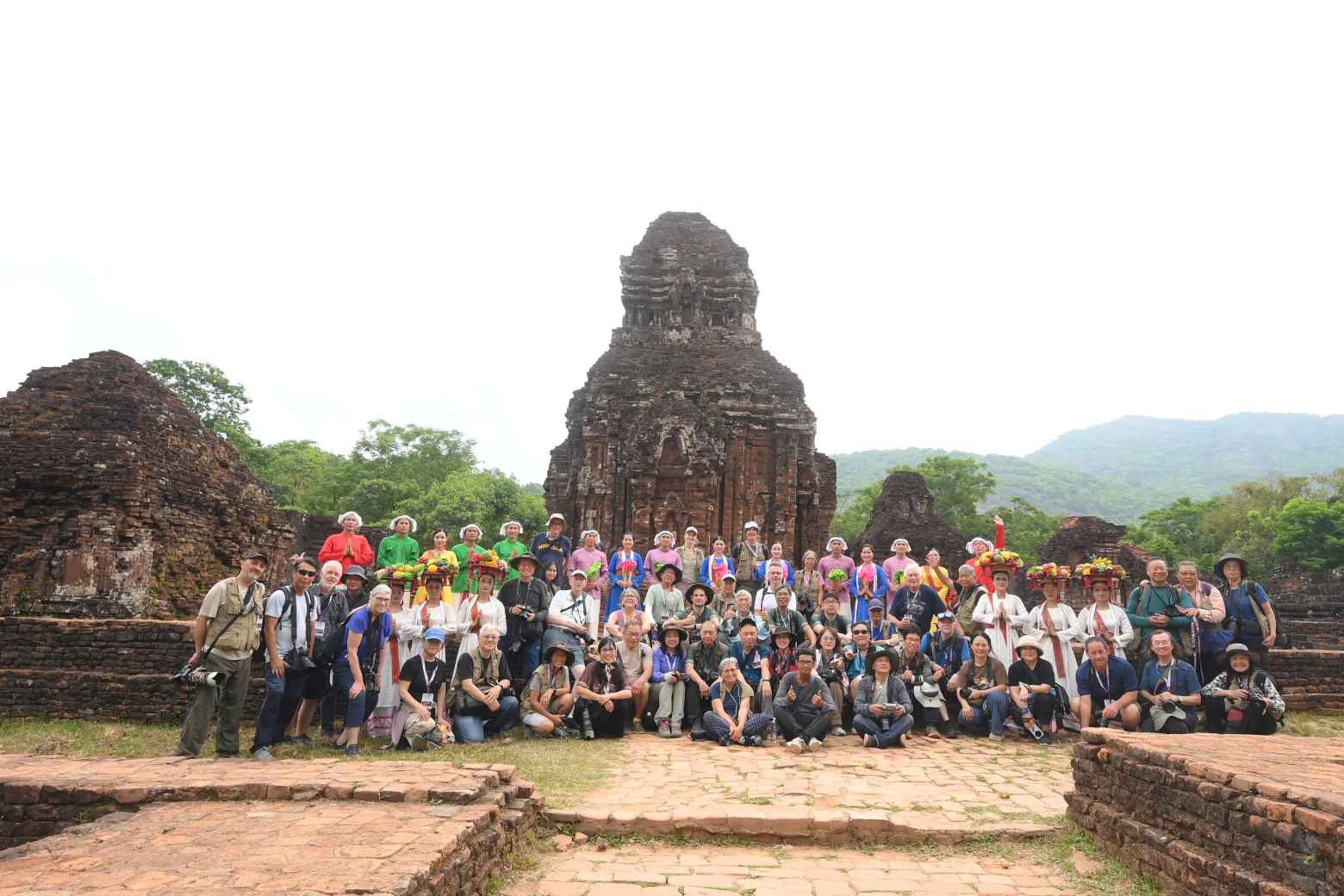 International photographers have participated in creation in many unique spaces in the Central region such as My Son Sanctuary, Da Nang. Photo: Nguyen Duc