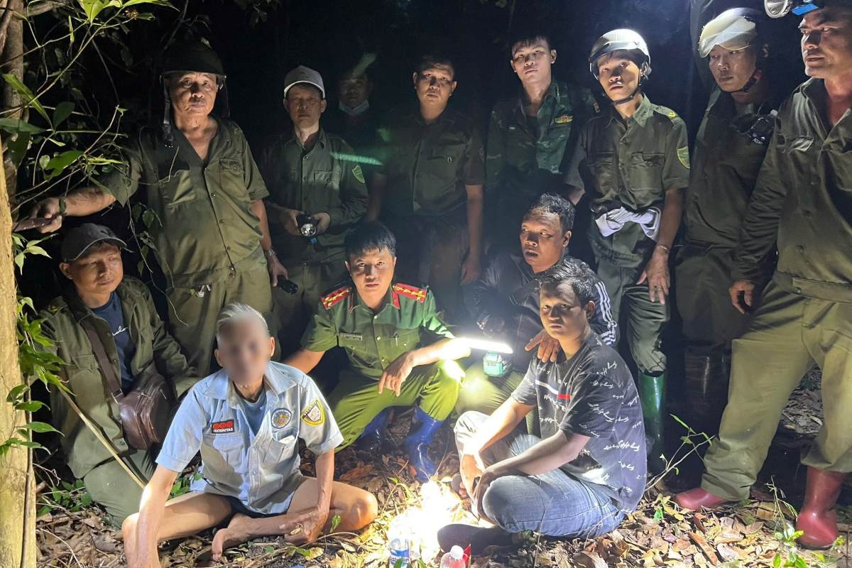 An elderly man suspected of getting lost was found by functional agencies on the evening of May 6. Photo: CA