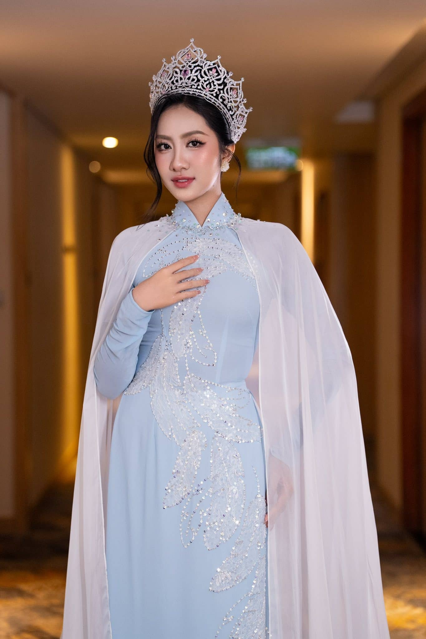Hoa hậu Hà Trúc Linh. Ảnh NVCC 