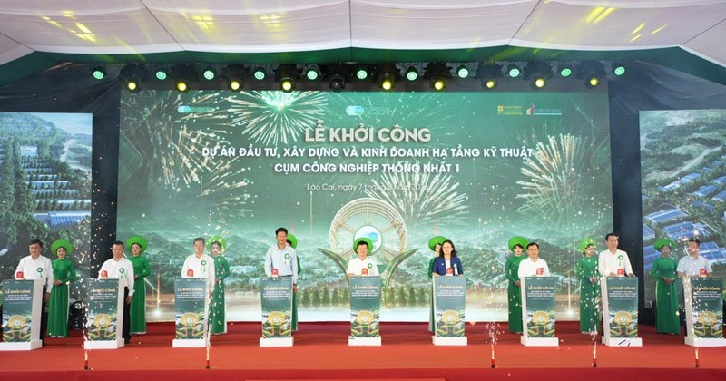 Lào Cai khởi công cụm công nghiệp 860 tỷ đồng