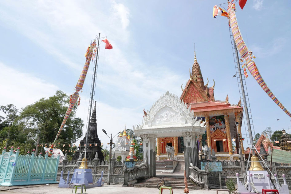 Chùa Champa Wonaram tọa lạc tại xã Thuận Hoà (TP Cần Thơ). Ảnh: Hân Nghiên