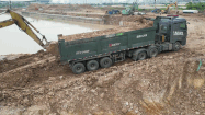 Overview of the Phu Do regulating lake project being urgently completed
