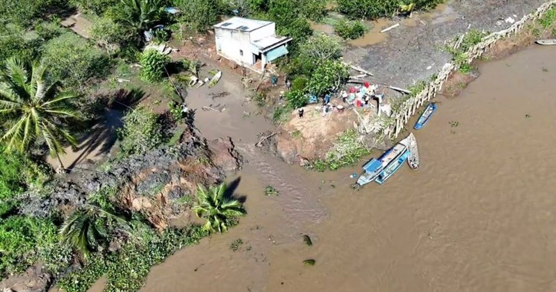 Sạt lở đảo Thanh Long: Khẩn trương di dời người dân khỏi vùng nguy hiểm
