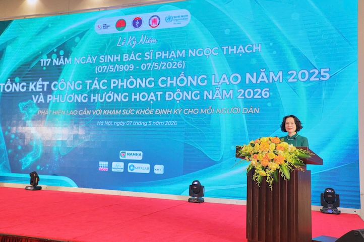 Thứ trưởng Bộ Y tế Nguyễn Thị Liên Hương phát biểu tại hội nghị. Ảnh: BVCC