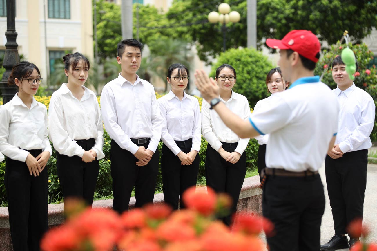 Không chỉ thu hút học sinh bởi sự năng động, ngành học này còn được đánh giá có nhiều cơ hội việc làm sau tốt nghiệp. Ảnh: Nhà trường cung cấp